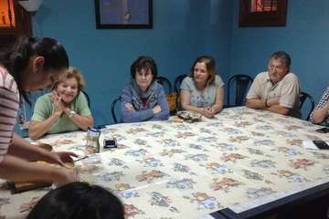 Taller de platos navideños en la AV Cristo de Telde (Foto TA)