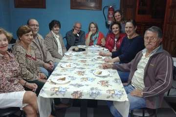 Taller de platos navideños en la AV Cristo de Telde (Foto TA)