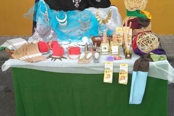  Mercadillo solidario en Las Huesas hasta las 19 horas de este sábado (Foto TA)