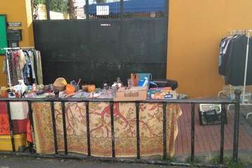  Mercadillo solidario en Las Huesas hasta las 19 horas de este sábado (Foto TA)