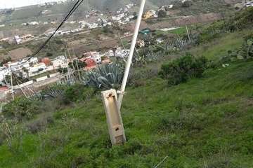 Lomo Blanco pide la revisión urgente de la red eléctrica que suministra al barrio