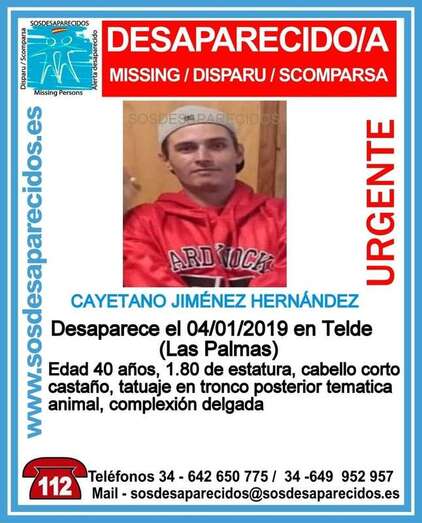 Cayetano Jiménez Hernández tiene 40 años (Foto TA)