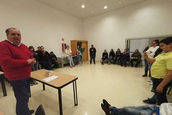 La murga femenina Las Golisnionas se presenta en Telde (Foto TA)