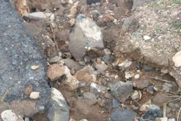  El asfaltado del camino de Rosiana sigue pendiente del 'papeleo' (Foto TA)