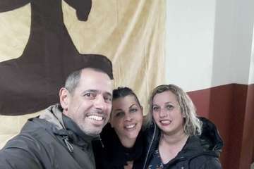 La procesión de las antorchas ilumina a Tara (Foto Carmelo Santana)