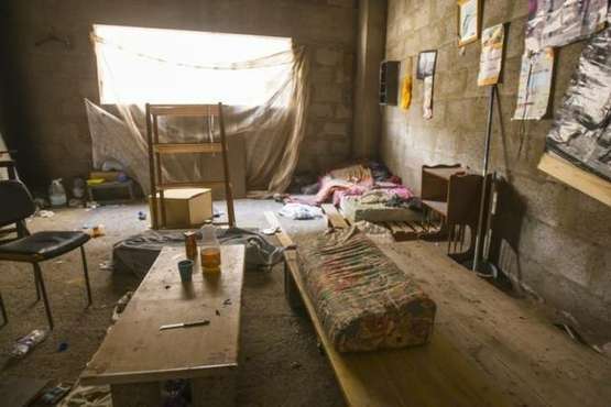 Estado de abandono del inacabado Palacio de la Cultura de Telde (Foto TA y Borja Suárez/C7)