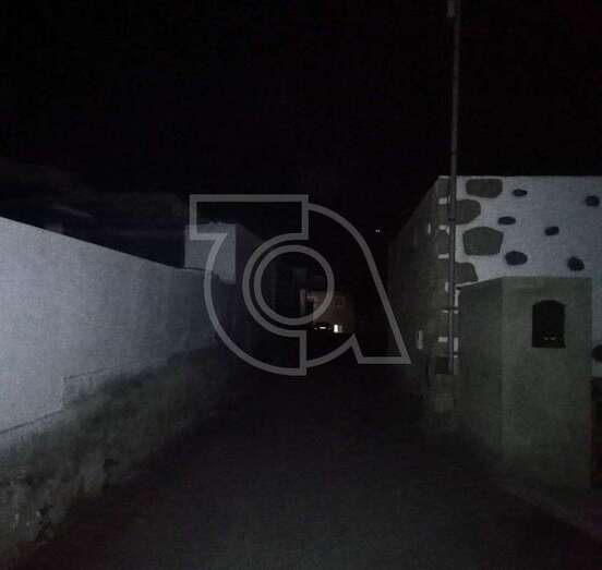 Una de las calles sin luz (Foto TA)