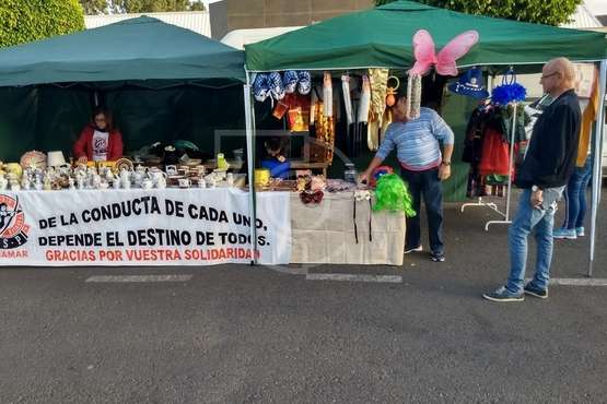 Rastrillo solidario de la RSP de Jinámar (Foto TA)