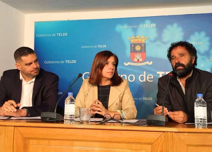 Diego Ojeda, Carmen Hernández y Francisco Javier Perdomo (Foto TA)