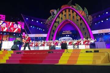 Los Nietos de Sarymánchez vuelve a brillar en el Carnaval capitalino al lograr el segundo premio (Foto TA)