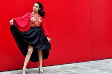 Daida Velázquez, joven teldense candidata a Reina del Carnaval de Las Palmas de GC 2109 (Foto Juan Carlos Alonso/C7)