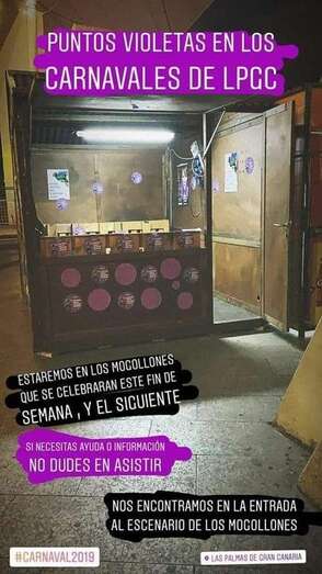 Punto Violeta del IES Jinámar (Foto TA)