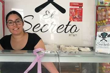  La Sal llena La Garita de lazos morados (Foto TA)