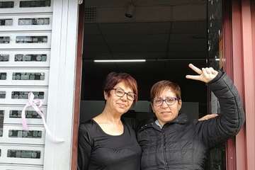  La Sal llena La Garita de lazos morados (Foto TA)