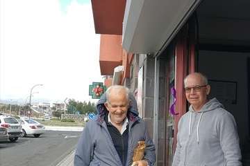  La Sal llena La Garita de lazos morados (Foto TA)