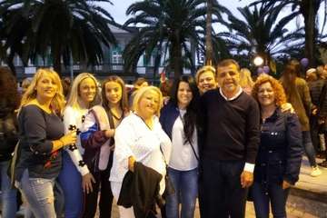 Telde deja oír su grito en la capital por la igualdad de la mujer (Foto Antonio Alí)