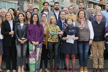 El PP de Gran Canaria celebra el acto de lectura del Manifiesto del Día Internacional de la Mujer (Foto Acfi Press)