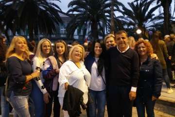 Telde deja oír su grito en la capital por la igualdad de la mujer (Foto Antonio Alí)