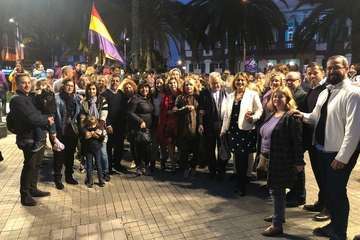 Telde deja oír su grito en la capital por la igualdad de la mujer (Foto Antonio Alí)