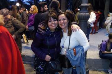 Telde deja oír su grito en la capital por la igualdad de la mujer (Foto Antonio Alí)