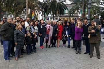 Telde deja oír su grito en la capital por la igualdad de la mujer (Foto Antonio Alí)