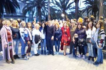 Telde deja oír su grito en la capital por la igualdad de la mujer (Foto Antonio Alí)