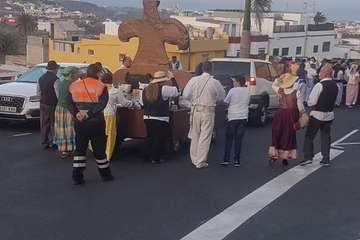 Romería popular en San José de Las Longueras (Foto TA)