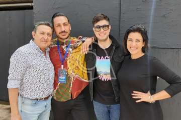 Todo listo en el parque de San Juan para la Gala Drag (Foto TA)