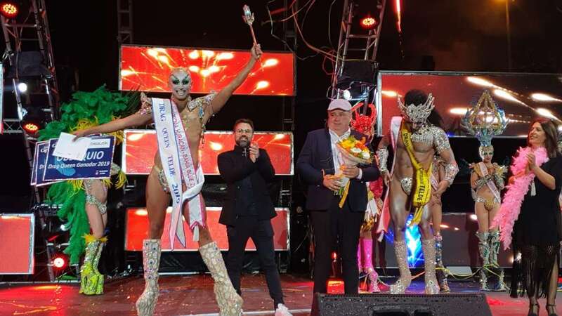 Drag Sethlas, nueva reinona del Carnaval de Telde (Foto TA)