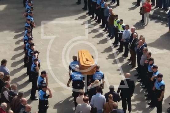 Telde da su último adiós al cabo Rubén Rivero (Foto TA)