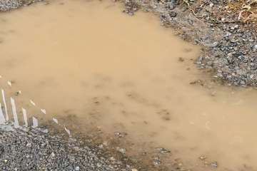 El camino Piletas hace aguas en Montaña Las Palmas (Foto TA)