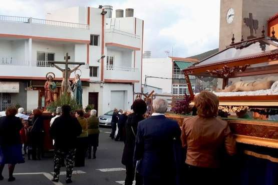  Procesión del Santo Entierro en Lomo Magullo (Foto TA)