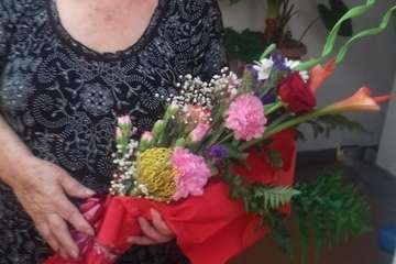 Homenaje a los mayores en La Montañeta de El Calero (Foto TA)