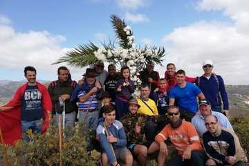 Enramado de la Cruz en Lomo Blanco y La Montañeta de El Calero (Foto TA)