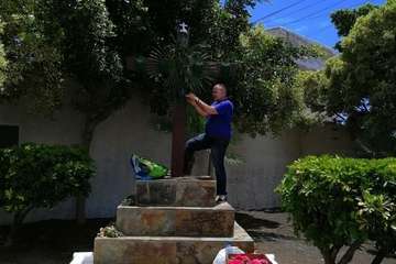 Enramado de la Cruz en Lomo Blanco y La Montañeta de El Calero (Foto TA)