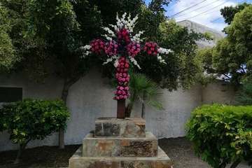 Enramado de la Cruz en Lomo Blanco y La Montañeta de El Calero (Foto TA)