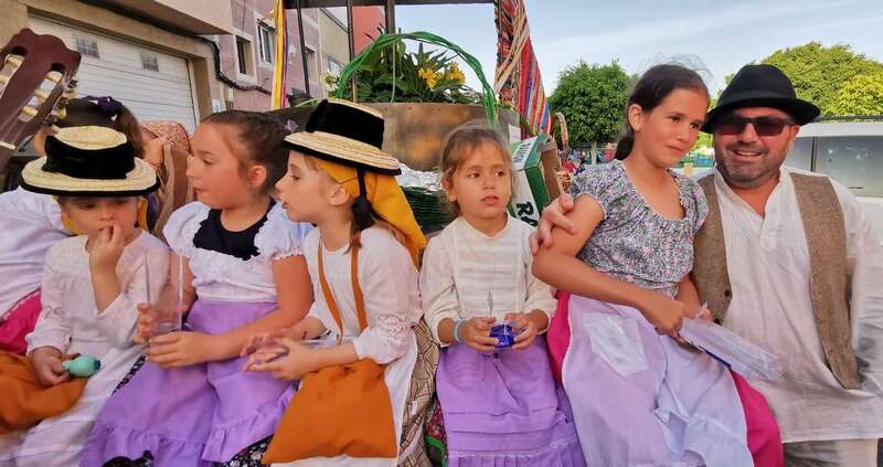 Momento de la romería (Foto TA)