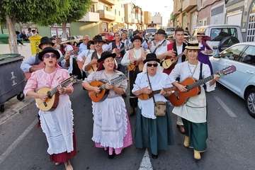 Animada romería en El Calero de Telde (Foto TA)