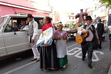 Animada romería en El Calero de Telde (Foto TA)