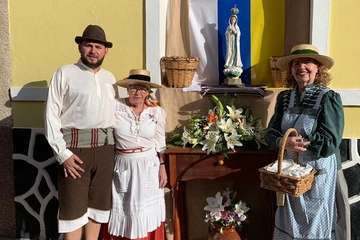 Animada romería en El Calero de Telde (Foto TA)