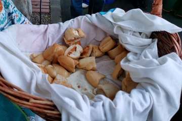 Animada romería en El Calero de Telde (Foto TA)