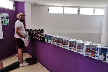 Animada romería en El Calero de Telde (Foto TA)