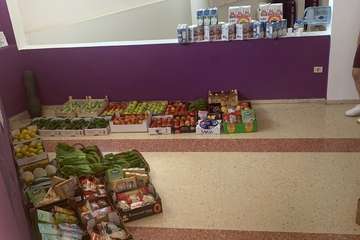 Animada romería en El Calero de Telde (Foto TA)