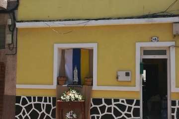 Animada romería en El Calero de Telde (Foto TA)