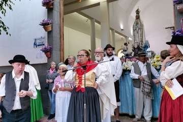 Animada romería en El Calero de Telde (Foto TA)