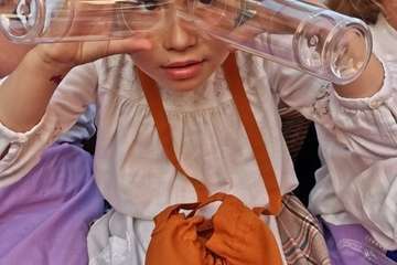 Animada romería en El Calero de Telde (Foto TA)