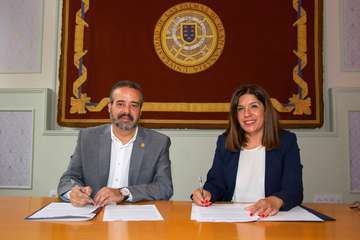 ULPGC y Ayuntamiento de Telde firman un acuerdo de colaboración (Foto TA)