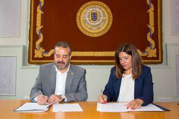 ULPGC y Ayuntamiento de Telde firman un acuerdo de colaboración (Foto TA)