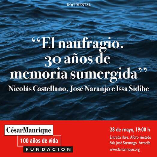 Cartel de la proyección en la FCM (Foto TA)