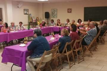 Cena en El Roque Azucarero para despedir el taller de Cocina (Foto TA)